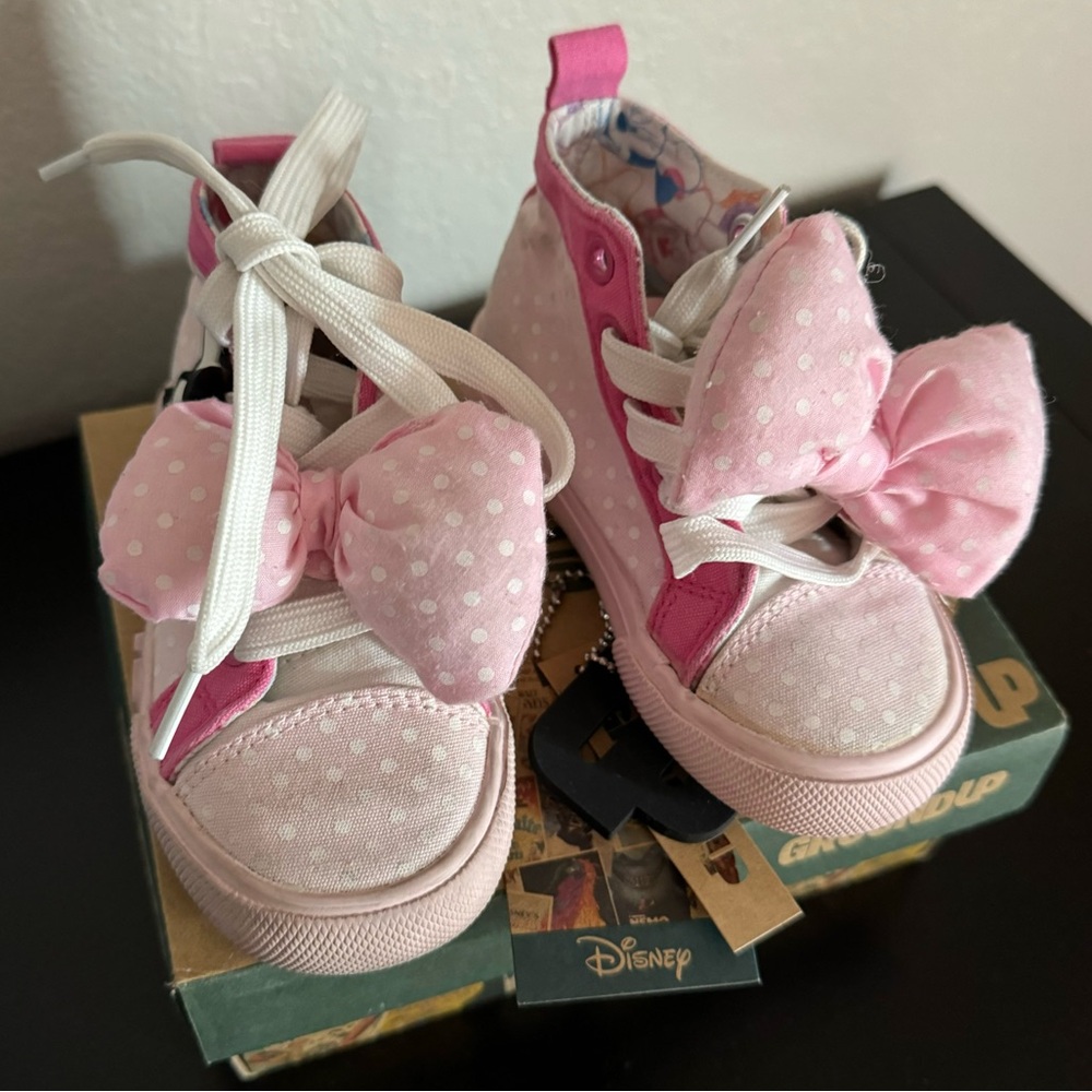 DISNEYxGround Up Minnie Mouse 🎀 HI Top Shoes